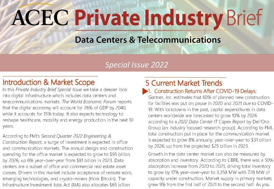 Data Centers and Telecommunications Cover