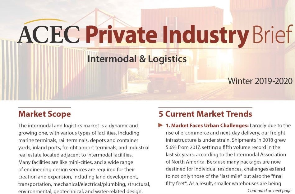 Intermodal-And-Logistics-Private-Indusry-Brief-Winter-2020-ACEC_Cover