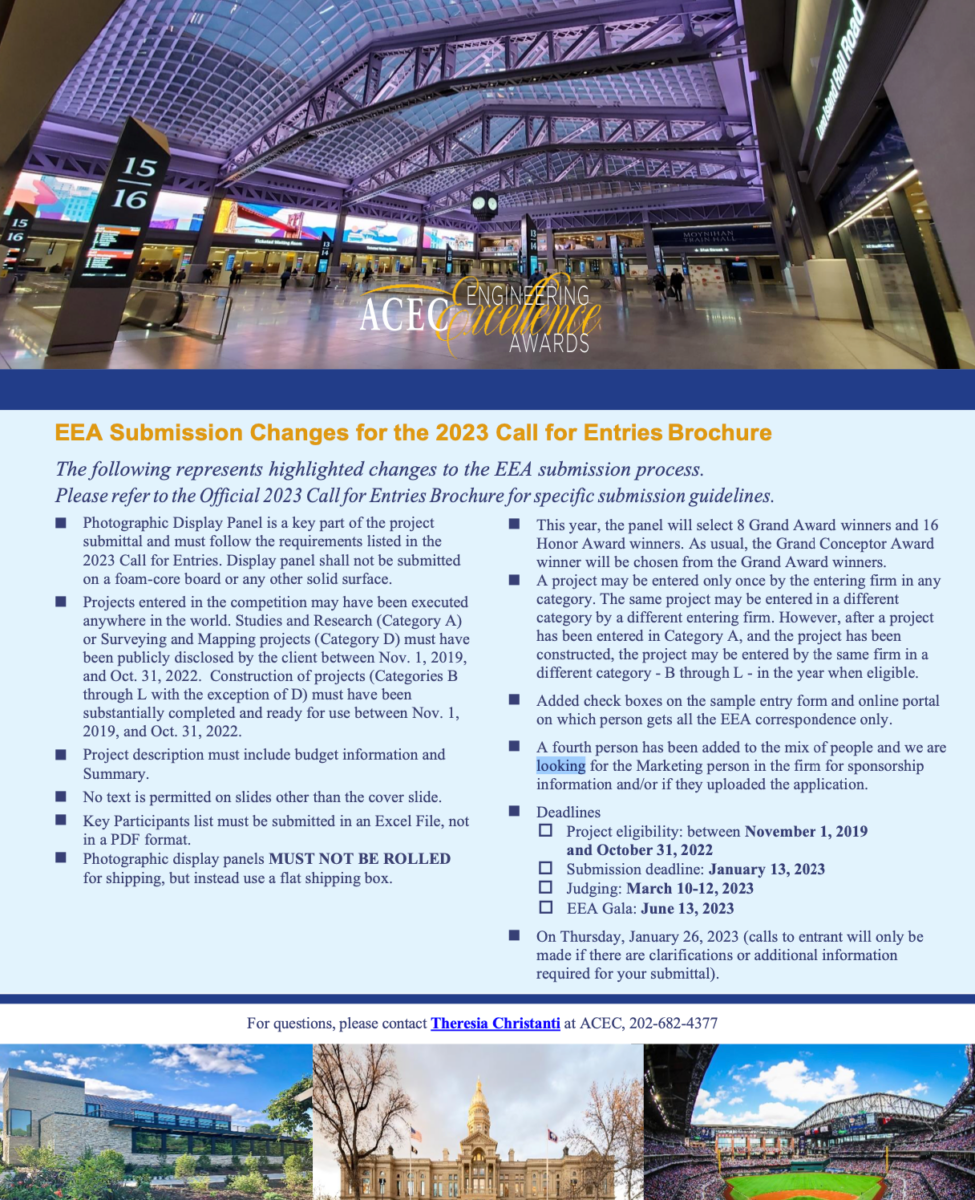 Submission Changes to the 2023 EEA Program