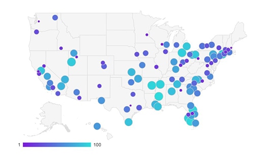 Survey Lists Best Markets for STEM Workers