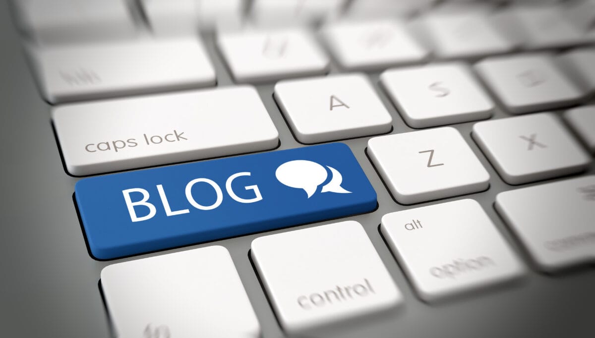 Online blog and blogspot concept