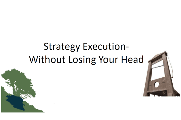 Strategy execution without losing your head