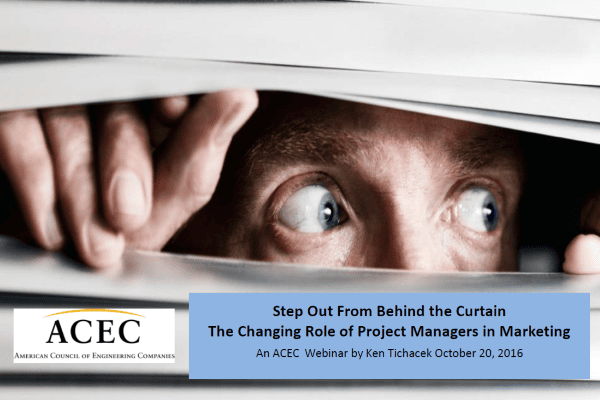 Step Out from Behind the Curtain – The New Role of Project Managers in Marketing