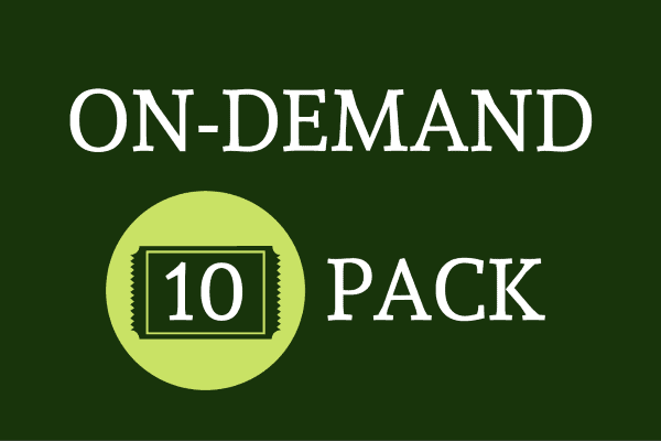 On-Demand Online Class 10 Pack