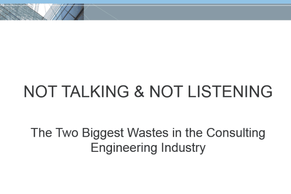 Not Talking & Not Listening