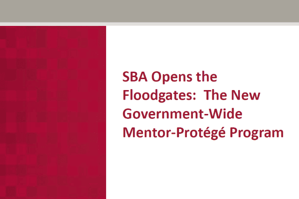 SBA opens the floodgates