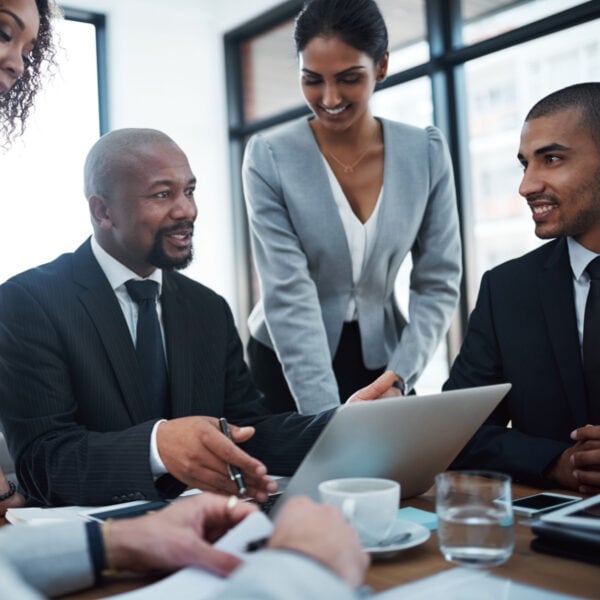 group of business people in a meeting