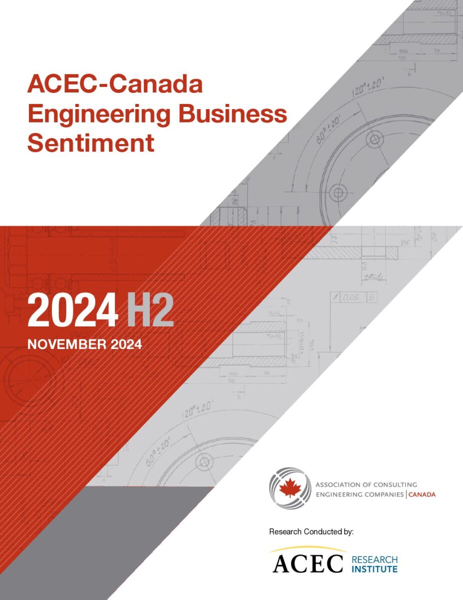 ACEC Canada Engineering Business Sentiment H2 2024 English Cover