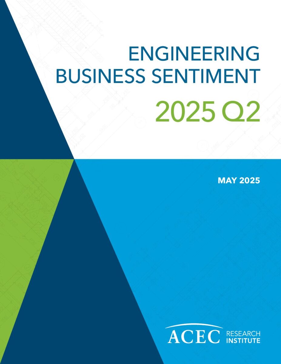 ACEC Research Institute Engineering Business Sentiment Q2 2025