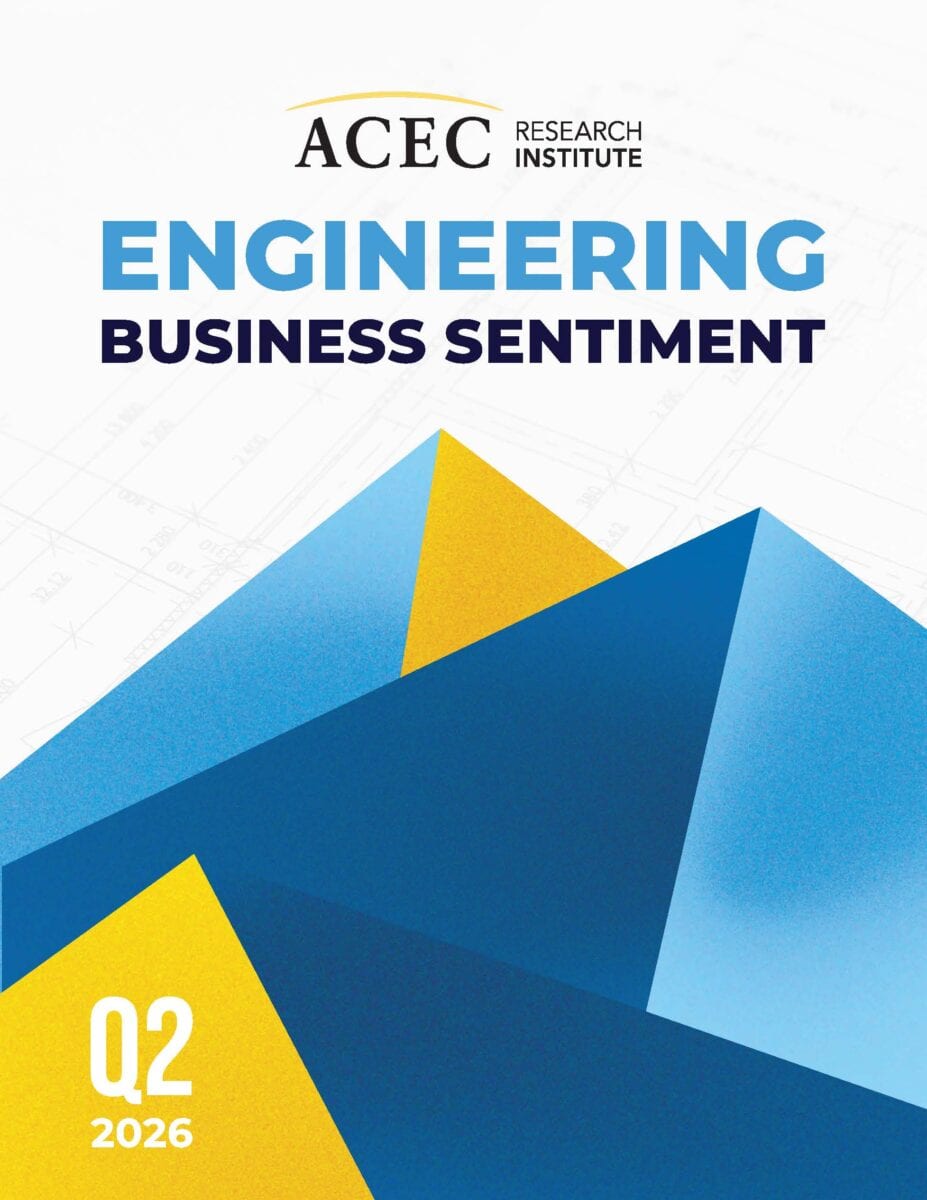 ACEC Research Institute Engineering Business Sentiment Q2 2026