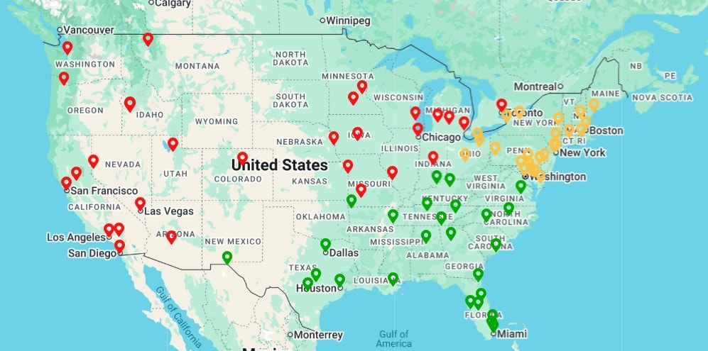 ACEC Mentor Map