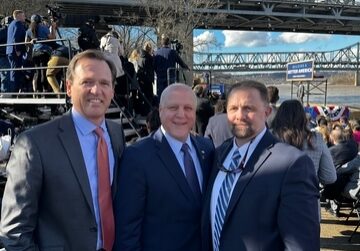 three acec members smiling