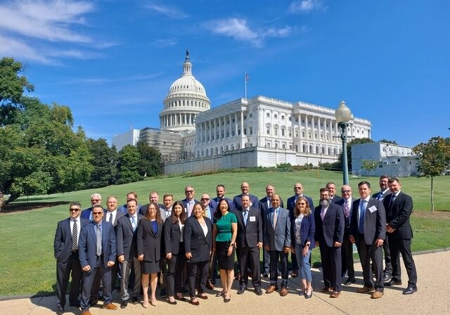 acec members standing in front of the US capitol