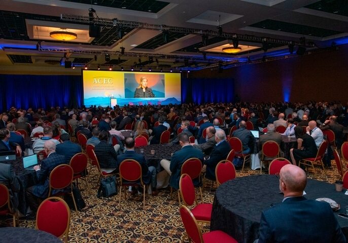 acec conference room full of members