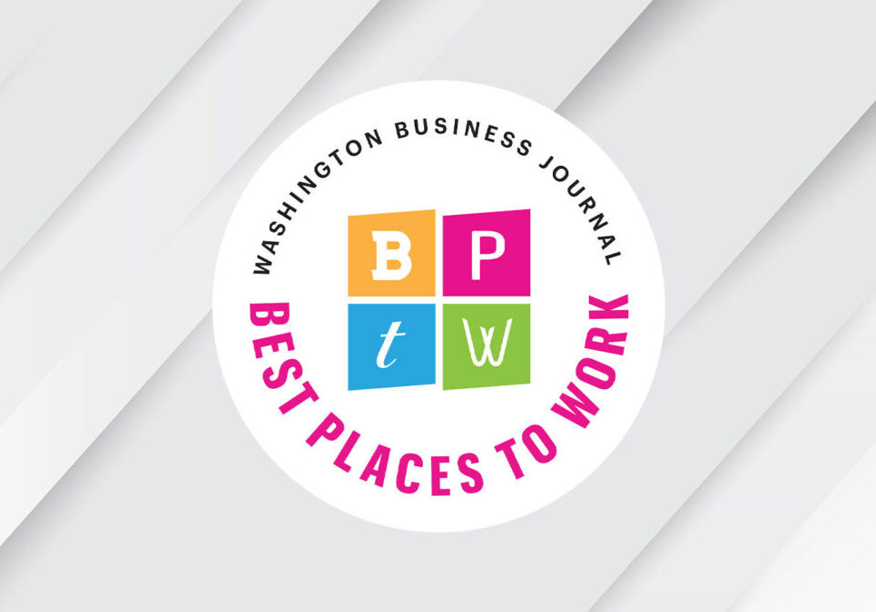 Washington Business Journal Best Places to Work Logo