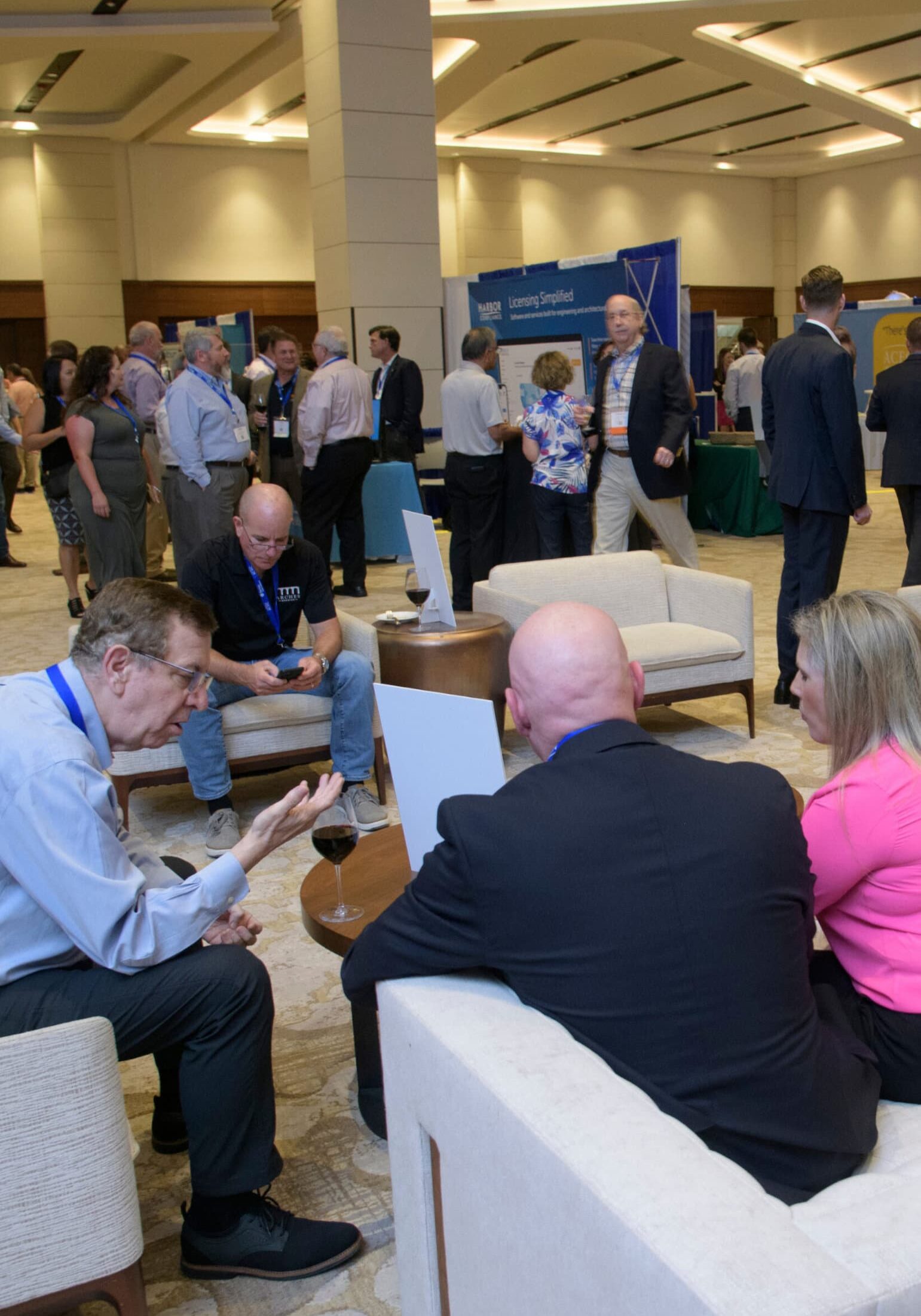 Networking in the Exhibit Hall portrait